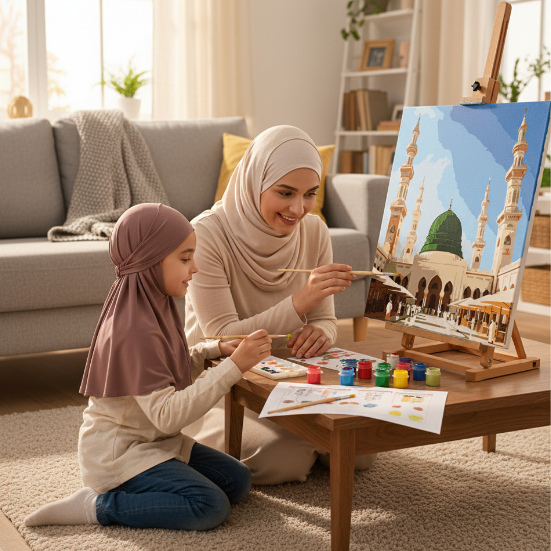 Dupica™ İslami Eserler Numaralı Boyama Seti