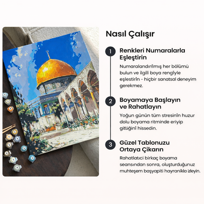 Dupica™ İslami Eserler Numaralı Boyama Seti