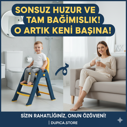 Çocuk Tuvalet Eğitim Merdiveni