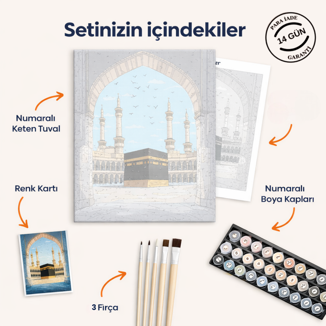 Dupica™ İslami Eserler Numaralı Boyama Seti